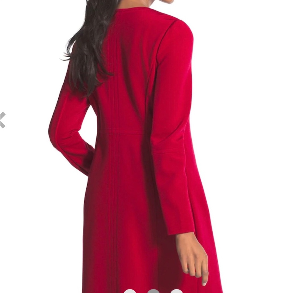 Chico’s Red Drama Coat